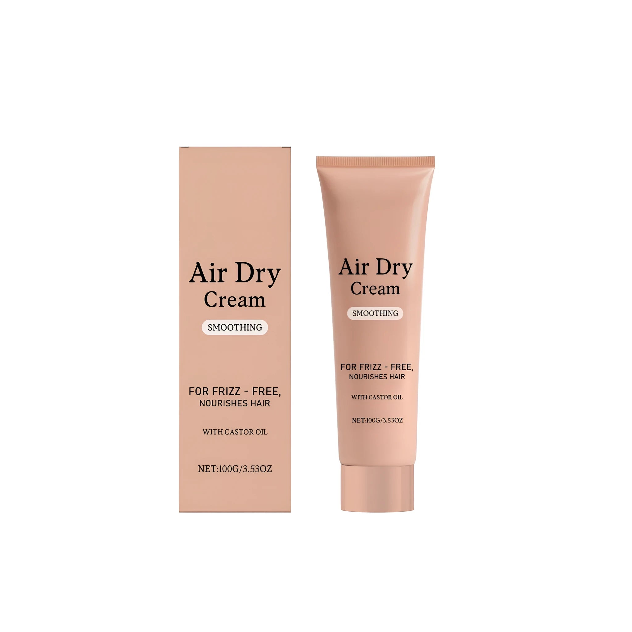 White 100g jar of hair softening care cream with keratin and coconut oil