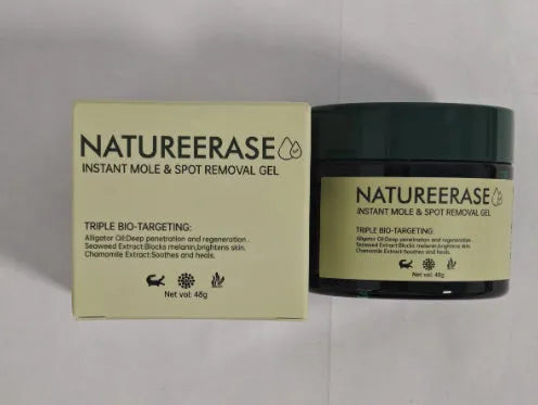 Natureerase 45g mole spot removal gel with hydrating formula and applicator