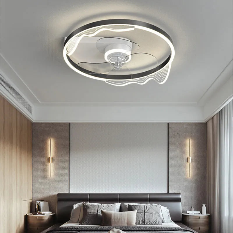 Modern Nordic children's room ceiling lamp with iron body and LED lighting