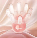 Pink octopus-shaped natural resin massage comb for facial periocular meridian acupressure