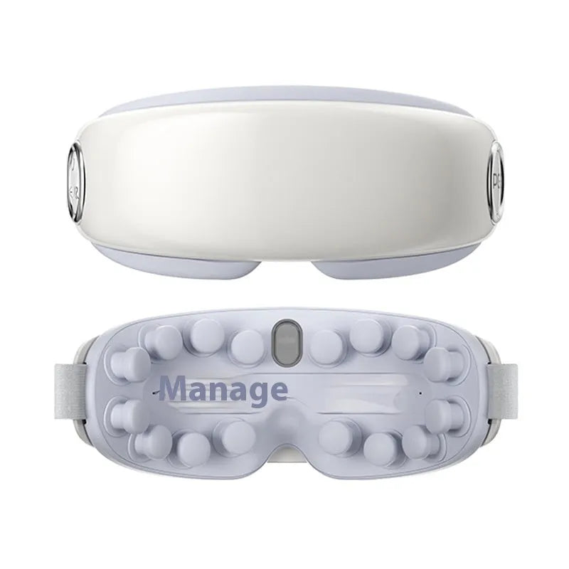 Purplish gray Bluetooth rechargeable steam eye moisturising instrument for hot compress massage.