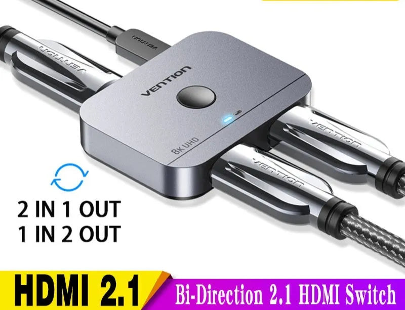 Alloy computer distributor for HD audio video to television line two-way conversion