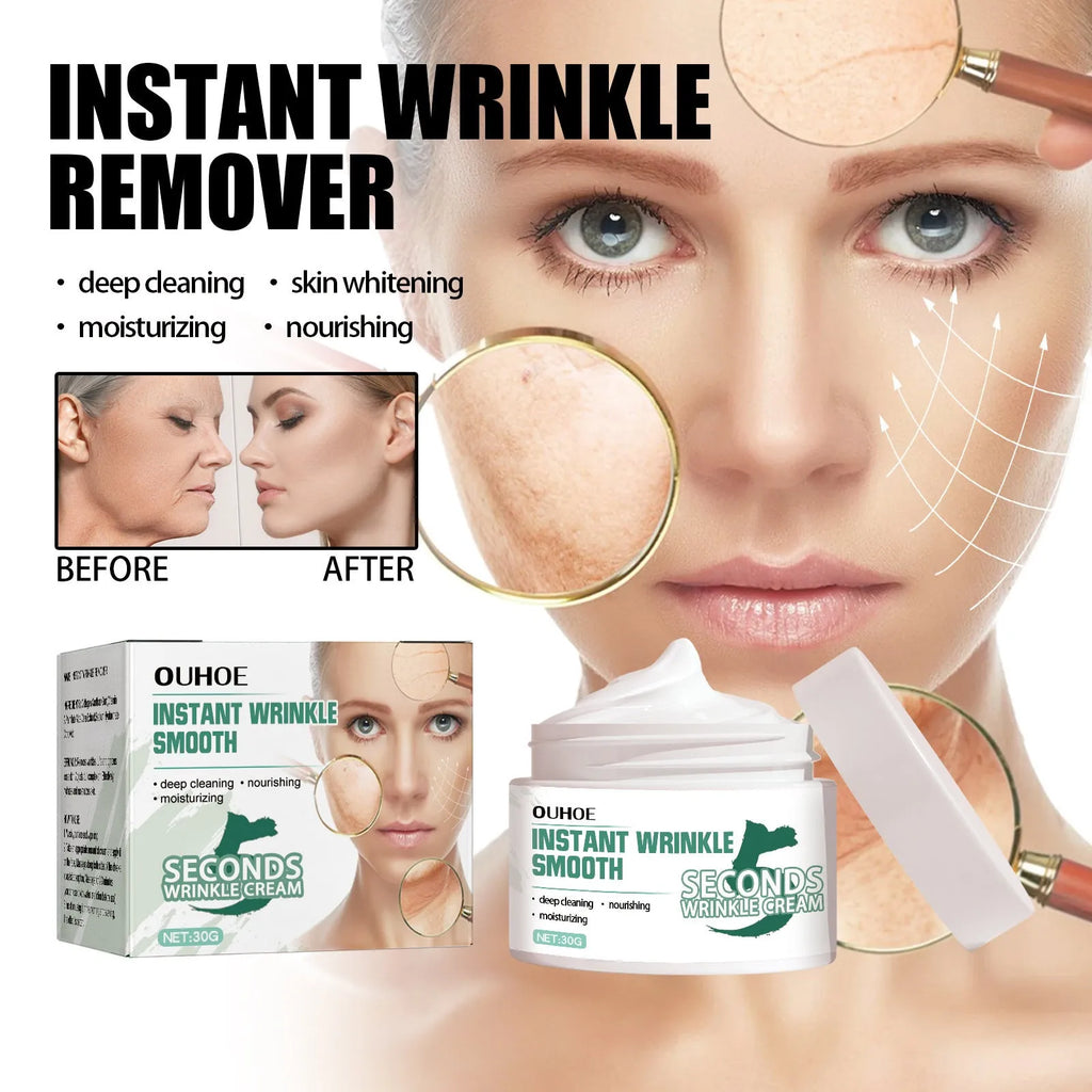 30g anti-wrinkle hydrating face cream jar for ageing skin care