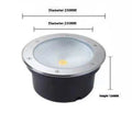 Black stainless steel LED COB underground light for outdoor garden or pathway lighting