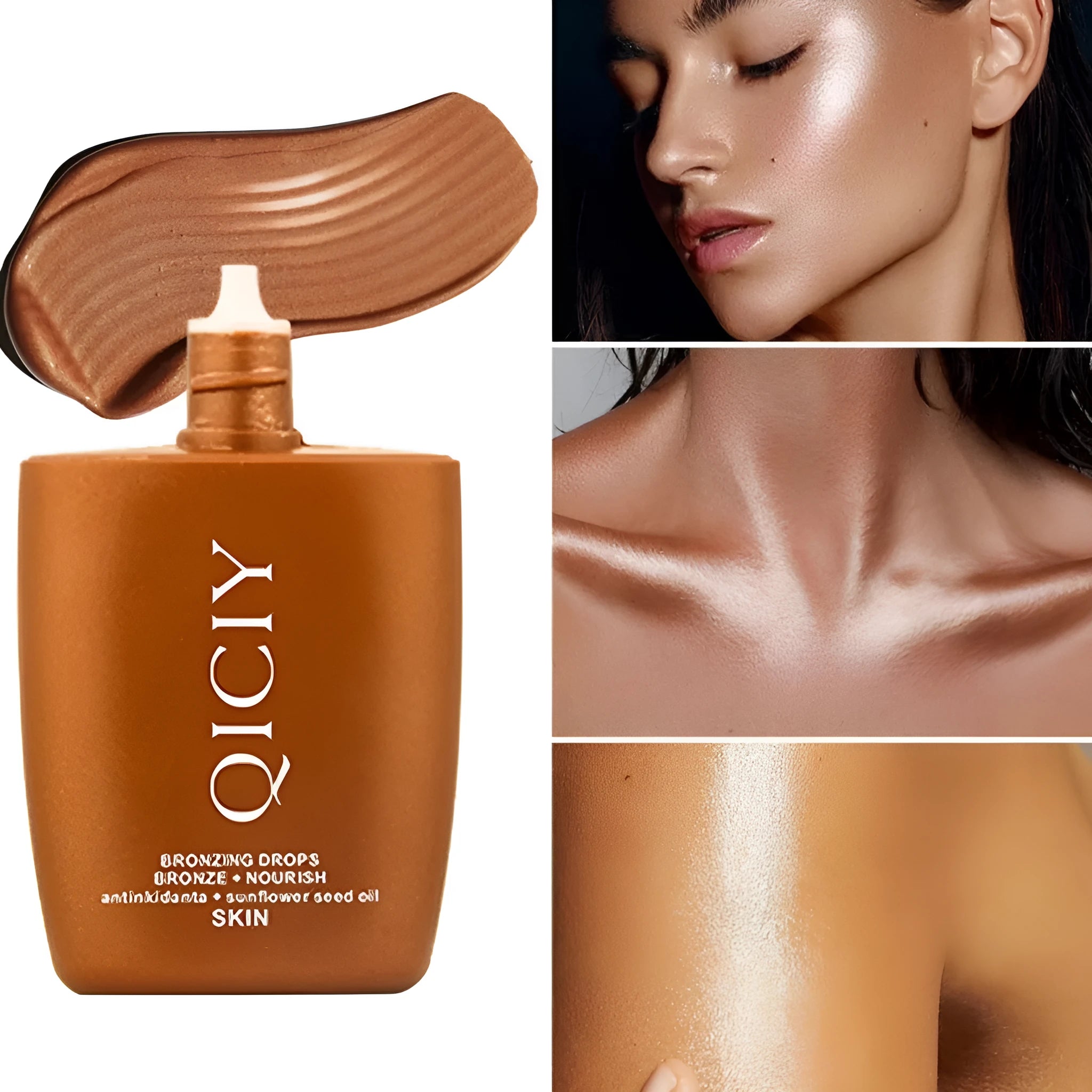 30ML face and body contouring liquid in four shade options for natural brightening