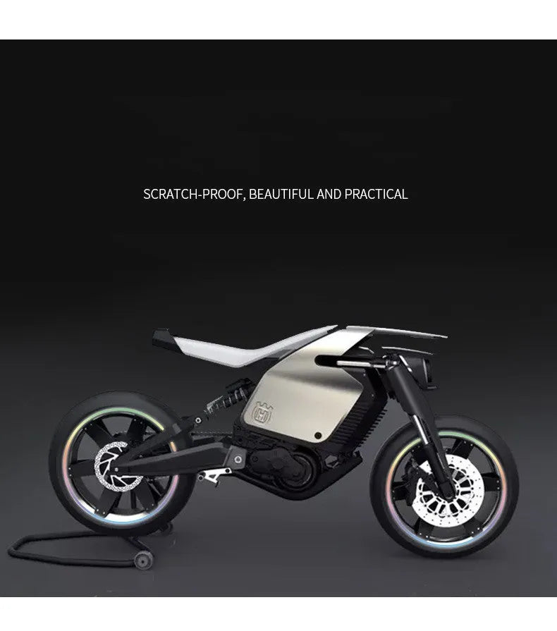 Pack of 16 waterproof laser reflective adhesive wheel hub stickers for cars and motorcycles in four sizes.