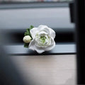 Jasmine car perfume solid air vent diffuser in gypsum with 5ml essential oil bottle
