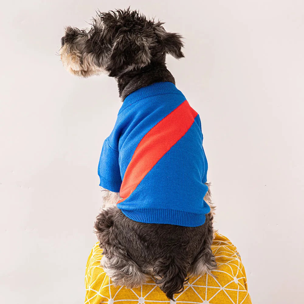 Casual wool dog sweater for Corgis and Poodles in various colours and sizes.