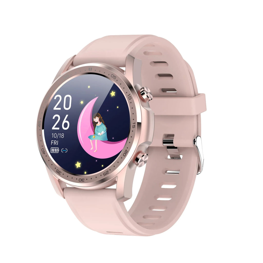 Black or grey smart bracelet with 1.3-inch screen on wrist, showing body temperature readout.