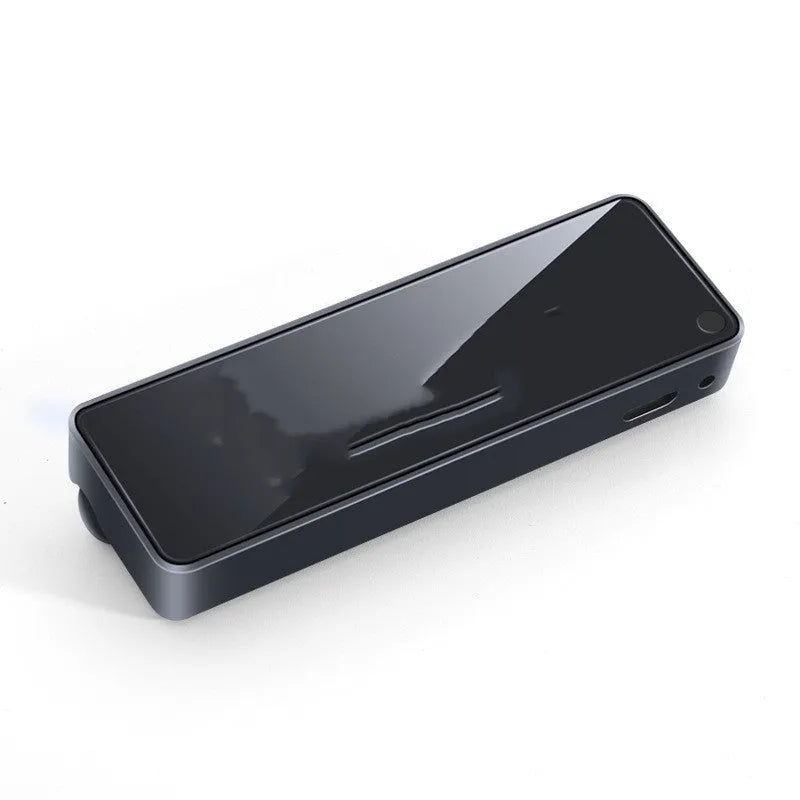 Black automobile air outlet ambience light with LED and aromatherapy deodorant function for car vents