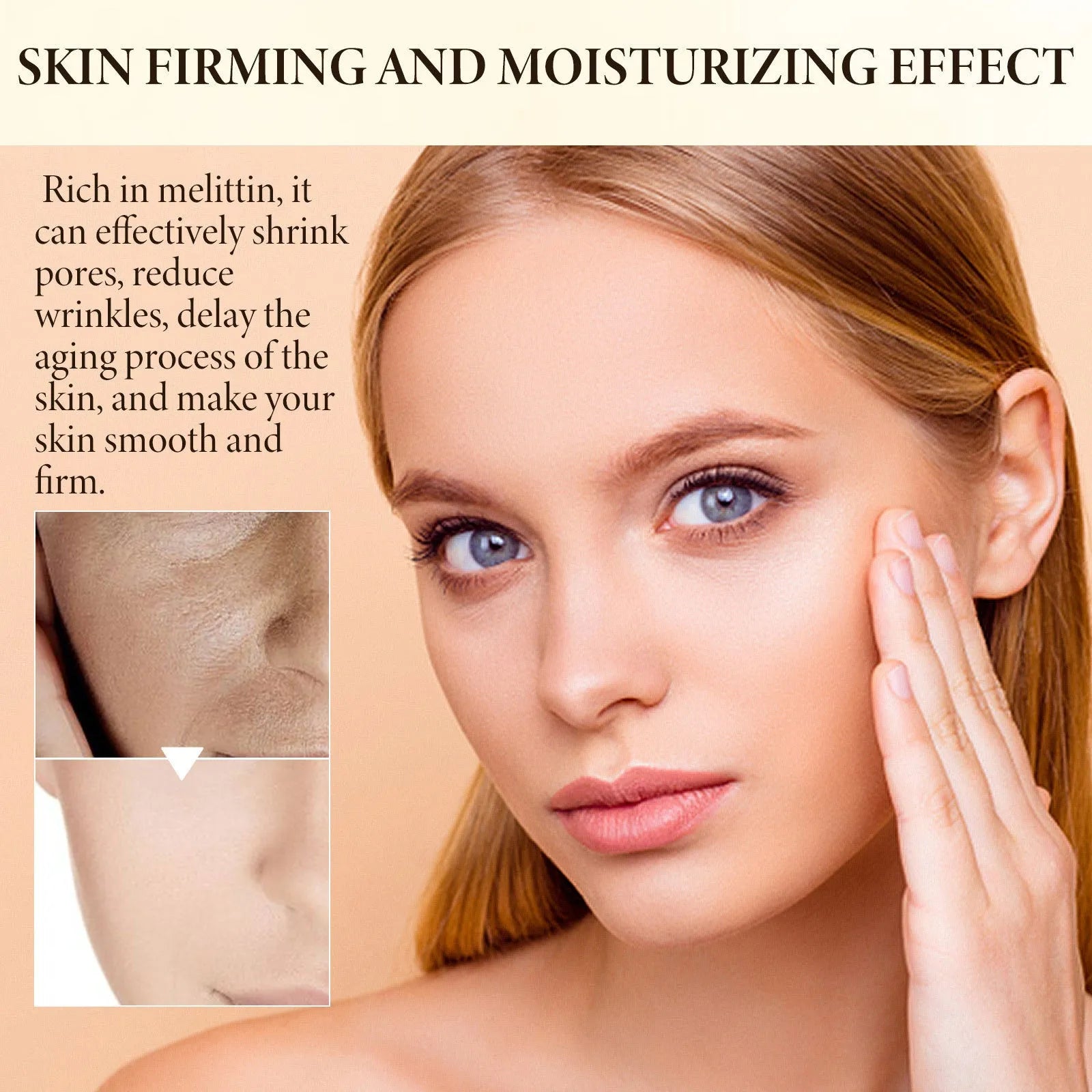 OUHOE Bee Firming Cream hydrating nourishing firming face moisturiser in a 30g jar