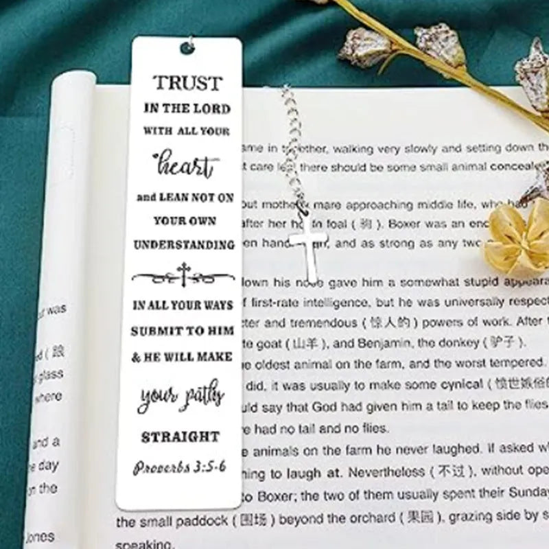 European style stainless steel bookmark with CF-S5170 steel colour finish for Bible marking