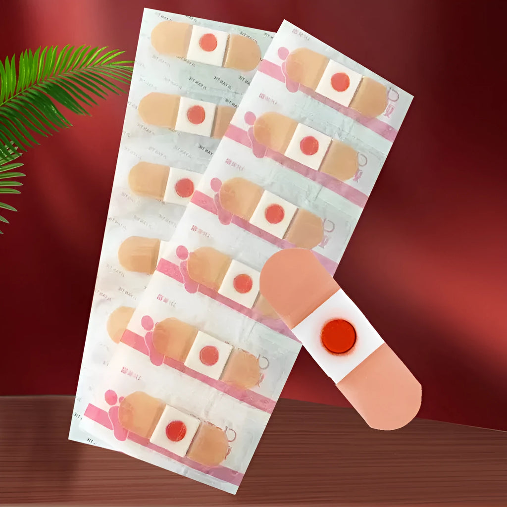 Non-woven foot patches for corns removal and foot nursing care during sports activities