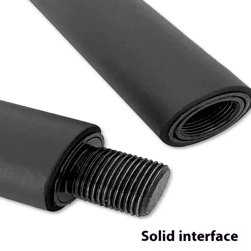 Two-segment push-and-pull fitness stick with rope for yoga and Pilates resistance training
