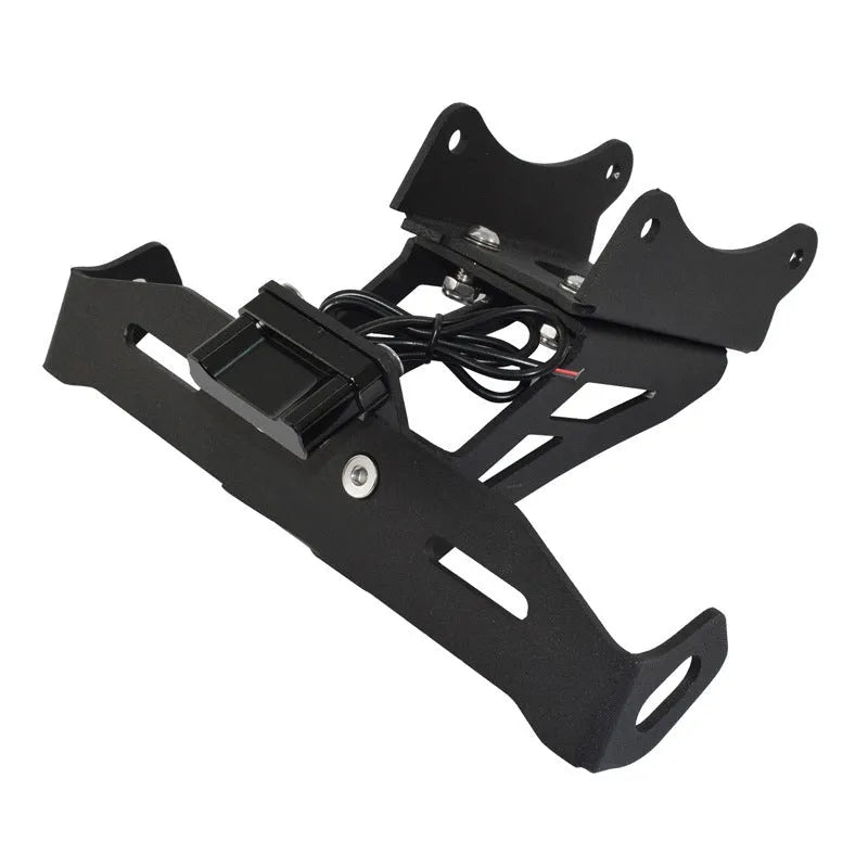 Black aluminium alloy short tail licence plate holder for Honda motorcycle
