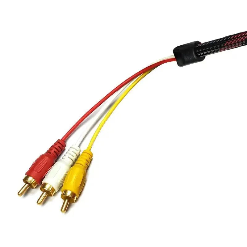 HDMI to AV15 M conversion cable 1.5 metre length alloy construction