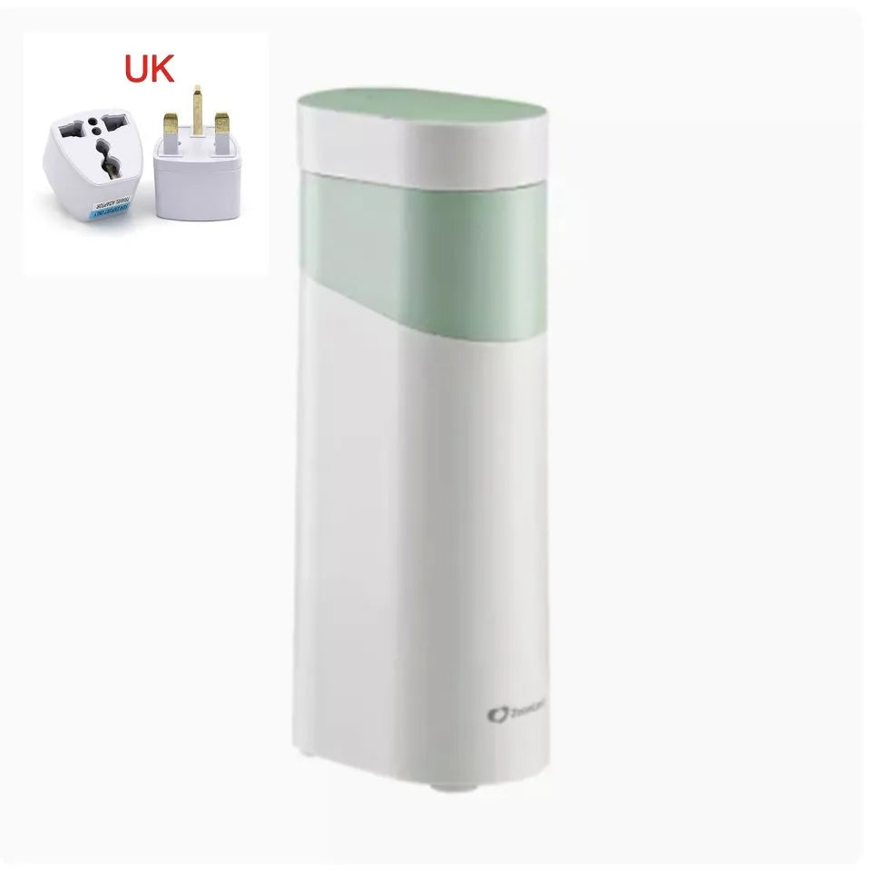 Compact instant water dispenser with nano heating film technology in black or green colour options