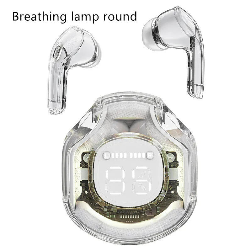 Transparent warehouse wireless Bluetooth in-ear headset with voice control functionality