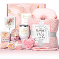 Aromatherapy candle soap bath gift set in modern simple style plastic packaging measuring 27x23x13cm