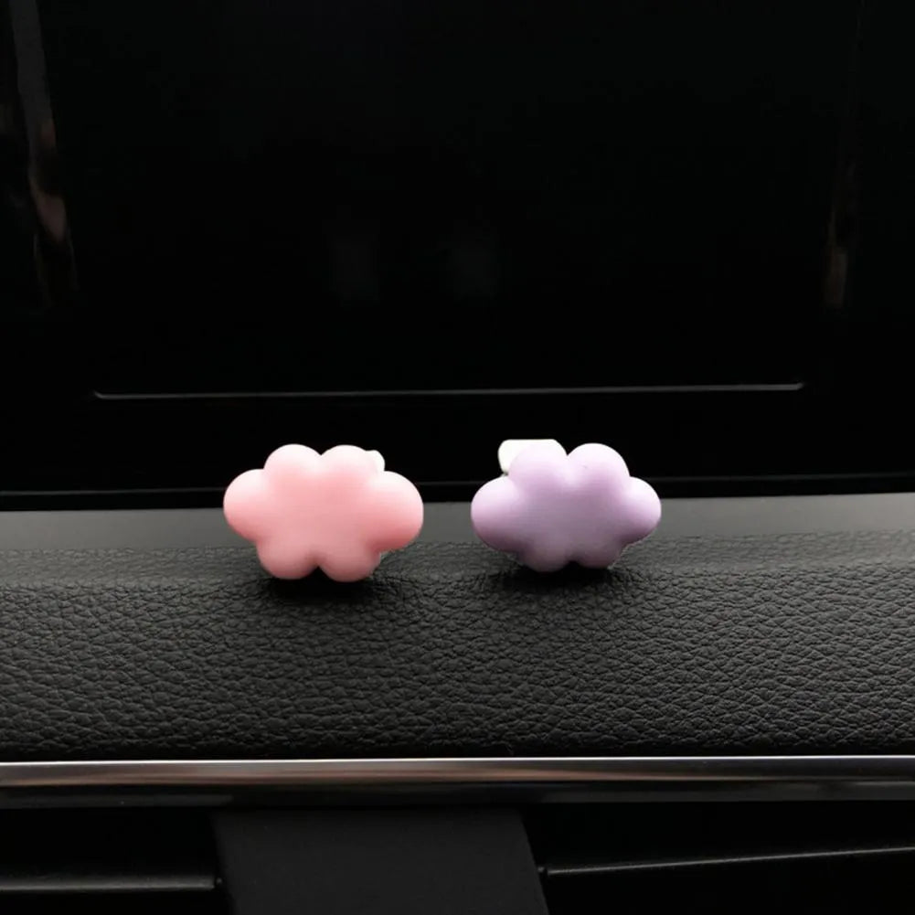 Resin Baiyun cartoon car fragrance clip in multiple colours for air vent mounting