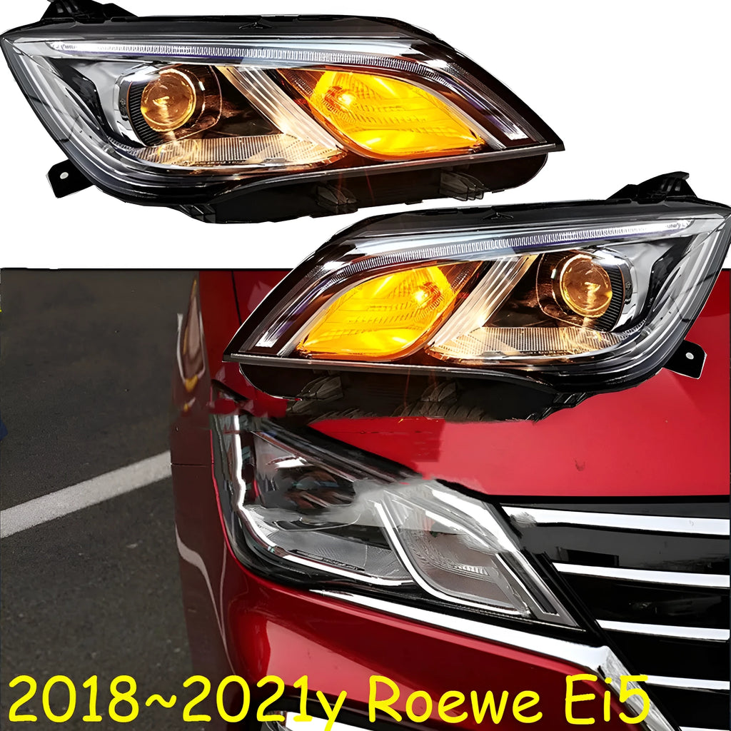 9-line car headlight assembly for 2018-2021 models with ABS plastic housing
