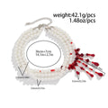 Halloween men's blood drop artificial crystal necklace with adjustable chain in red and black colour option