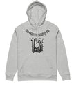 Fleece-lined hooded pullover sweater in loose fit for teenage team uniforms