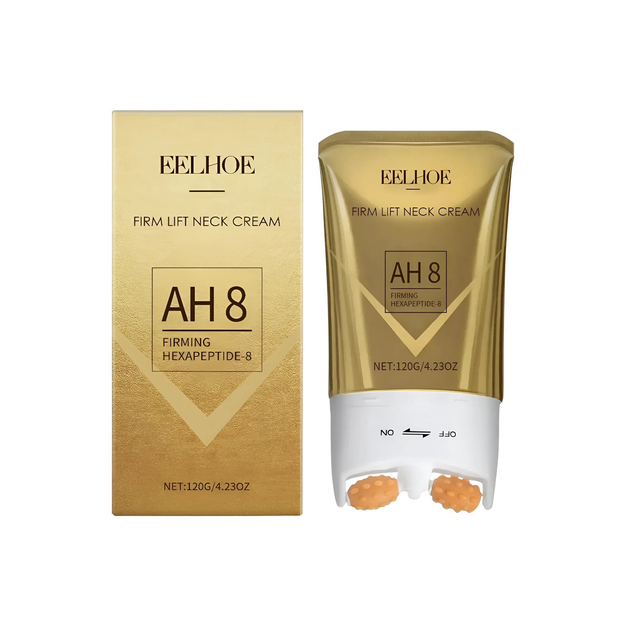 120g container of firm lift neck cream with peptide and ceramide formulation