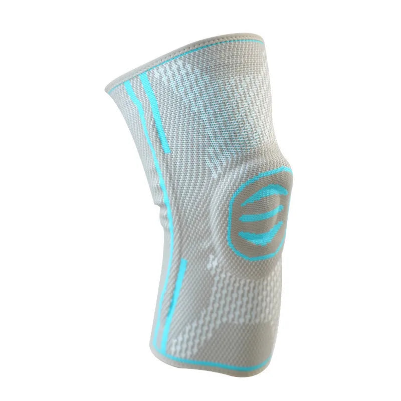 Cotton sports knee cover for mountaineering in green blue yellow for men and women sizes M L XL