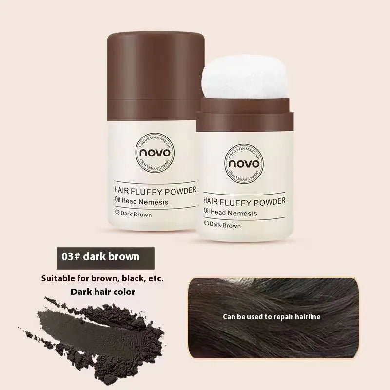Oil control powder compact for facial and hairline shine reduction in three colour options