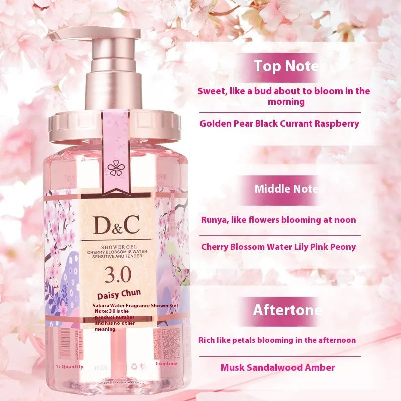 Sakura shampoo hair conditioner and shower gel 500ml nursing suite bottle