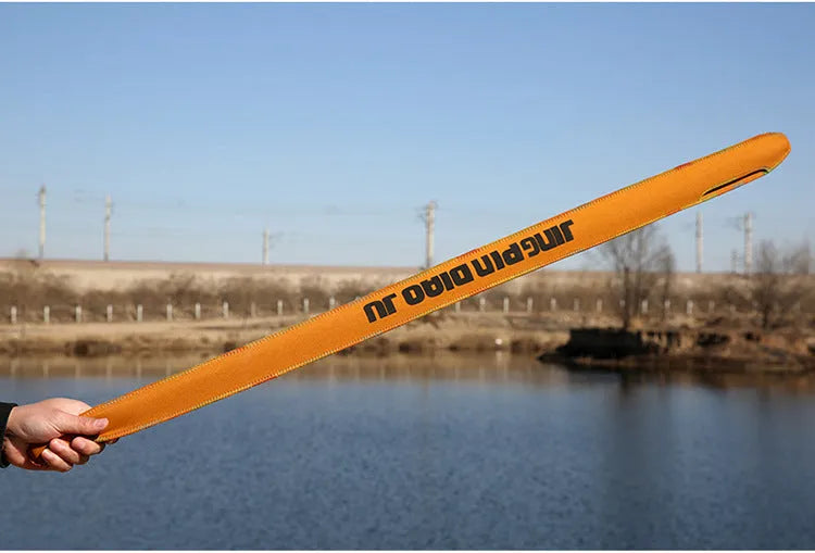 95cm long cotton telescopic fishing rod bag in available colours for rods up to 150cm