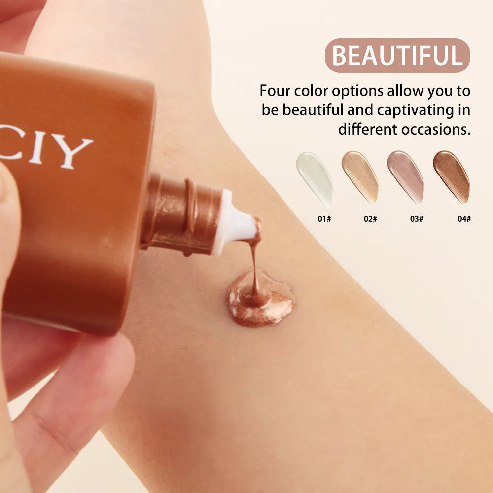 30ML face and body contouring liquid in four shade options for natural brightening