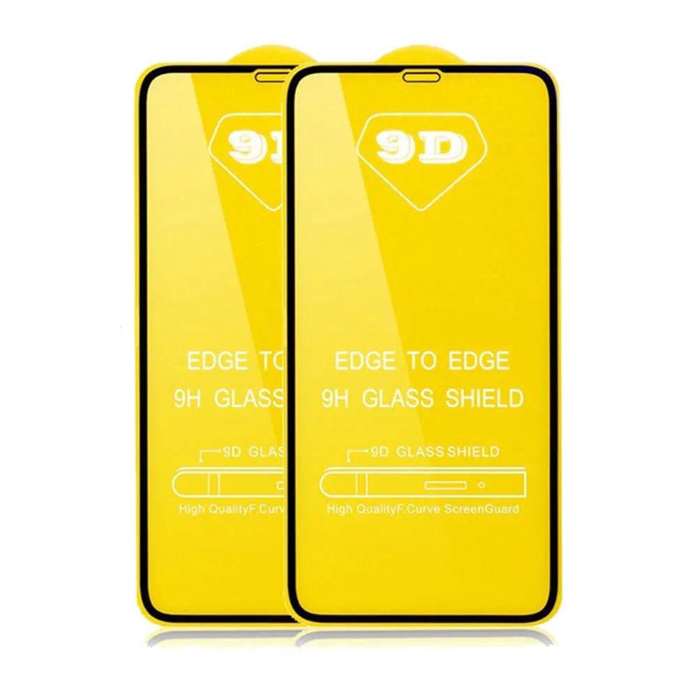 Black tempered glass screen protector for Xiaomi mobile phones with full screen coverage