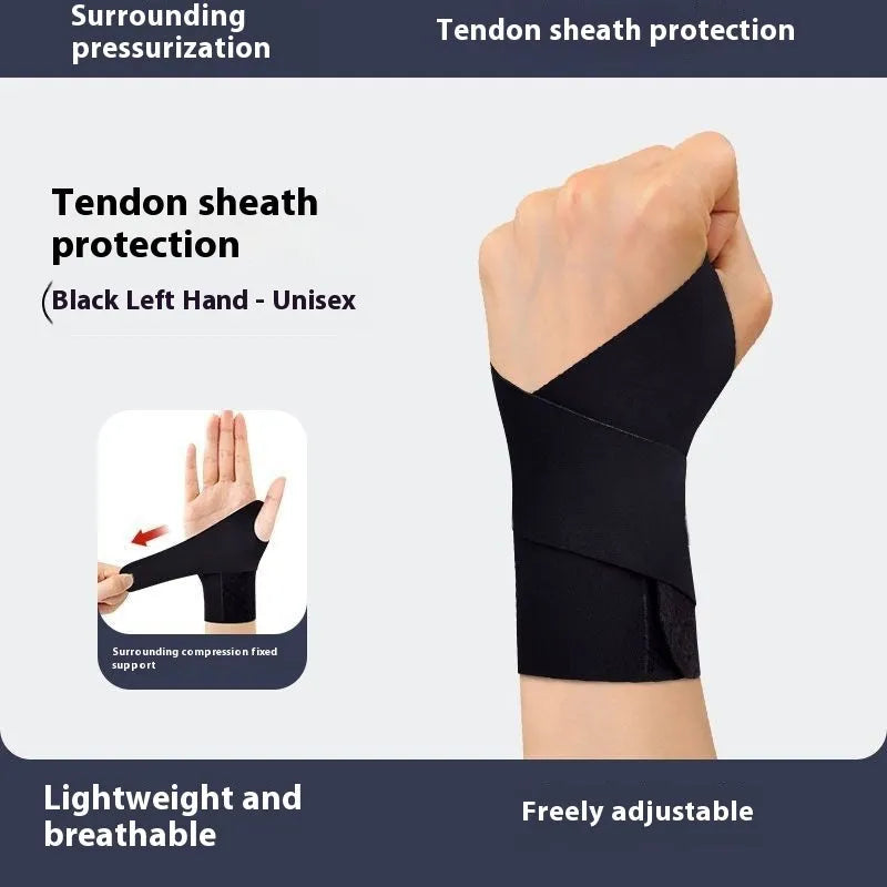 Adjustable black and skin colour athletic wristguards for badminton, tennis and volleyball sports.
