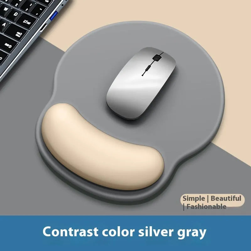Gradient silicone wristband mouse mat with milk silk surface measuring 220mm by 250mm