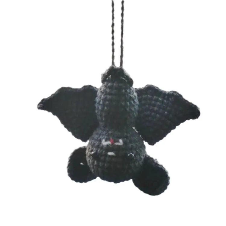 Plush hand-woven automobile hanging ornament in cartoon character designs