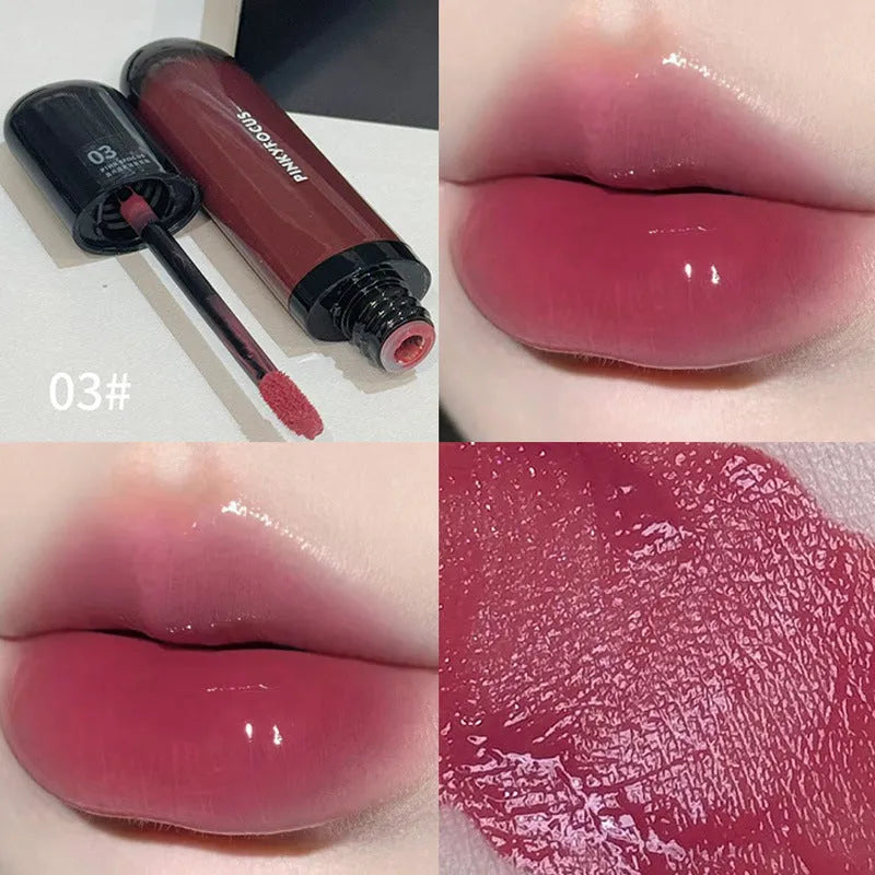 Black Shiny Makeup Mirror Lip Lacquer tube in one of six Black Citrus shades