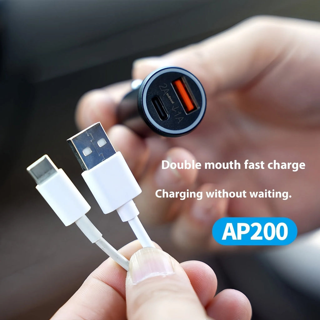 Black ABS plastic car charger GPS locator instrument for vehicle tracking