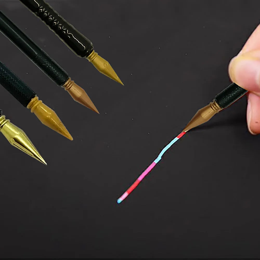 Plastic scratch art pen tool for children's creative activities and paper crafts