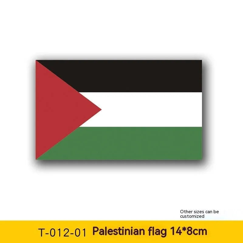 Palestinian flag car decal sticker with three design variations