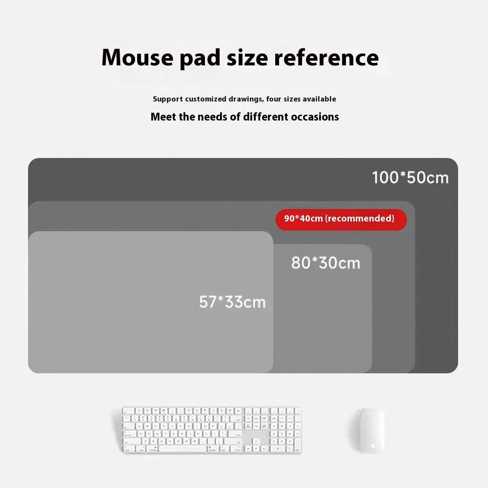 Japanese samurai pattern gaming mouse pad with cloth surface and non-slip base in various size configurations