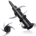Single 304 stainless steel six-stack juicer blade seat accessory measuring 10x21cm with modern simplicity design.