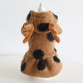 Polka dot elk couple pet clothing for cats and dogs in skirt and four-leg styles