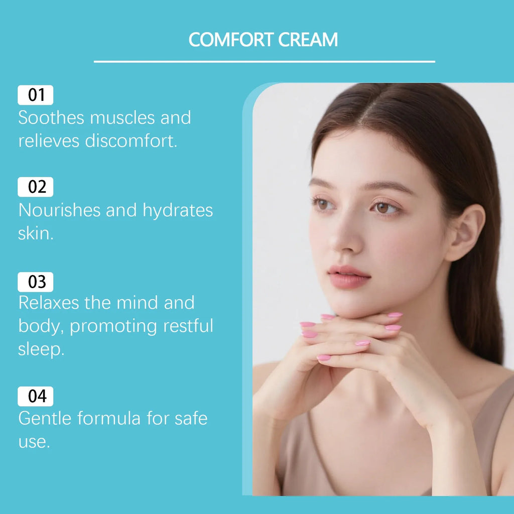 50g jar of gentle moisturising cream with Shanjinchehua extract and menthol for body skincare