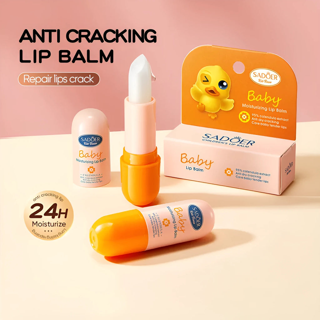 Anti-chapped lip moisturising lipstick tube with variant options showing specific net content weights.