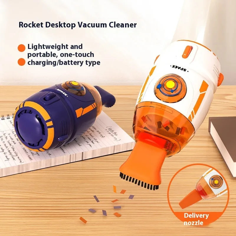 USB rechargeable handheld desktop vacuum cleaner in various colours for keyboard and computer dust removal