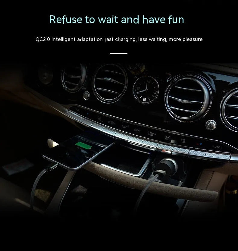 White QC30 single port USB car fast charger with QC2.0 certification