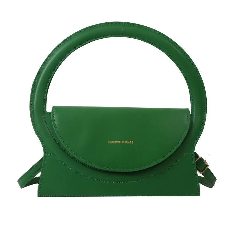 Horizontal square messenger bag in multiple colours with sandwich pocket design and stitching details