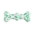 Natural rubber dog chew bone toy for large breeds in camouflage colours, shown in two sizes.